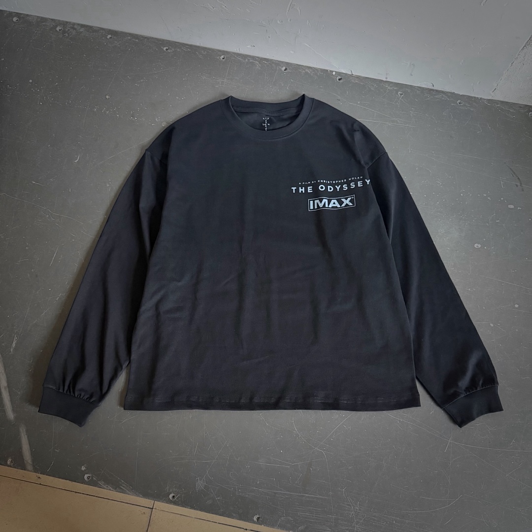 Unbranded 138 Travis Scott X 《 》 Print Long Sleeve T : S M L XL (Black) - Image 5