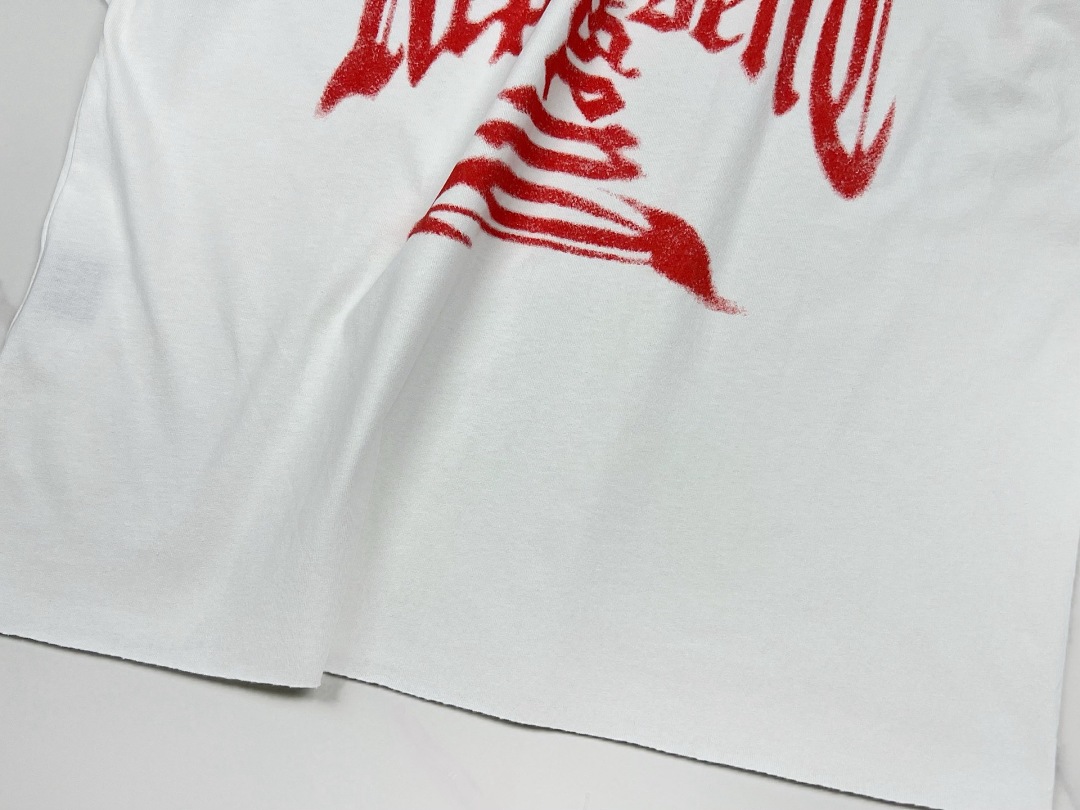 Off-White 118 REPRESENT New High Mens Womens Top Wide Short Sleeve : S M L XL Off (White) - Image 9