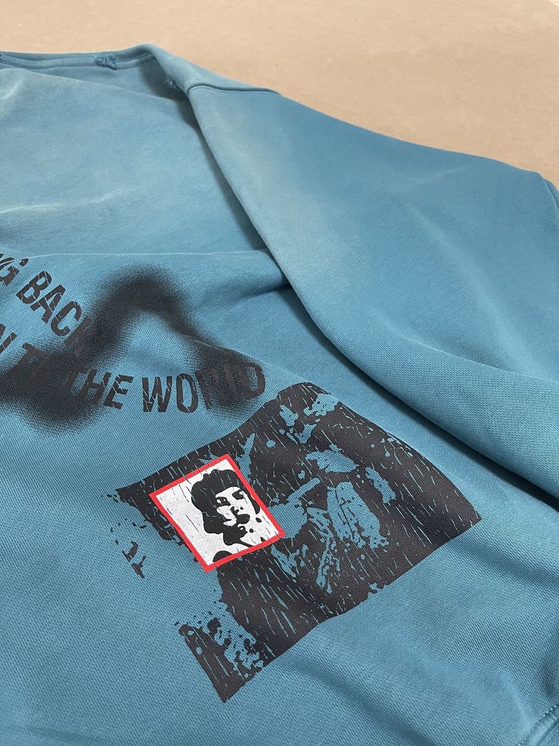 Unbranded 198 Paly Hollywood StreetwiseAirbrush Crewneck : Blue Green S M L - Image 17