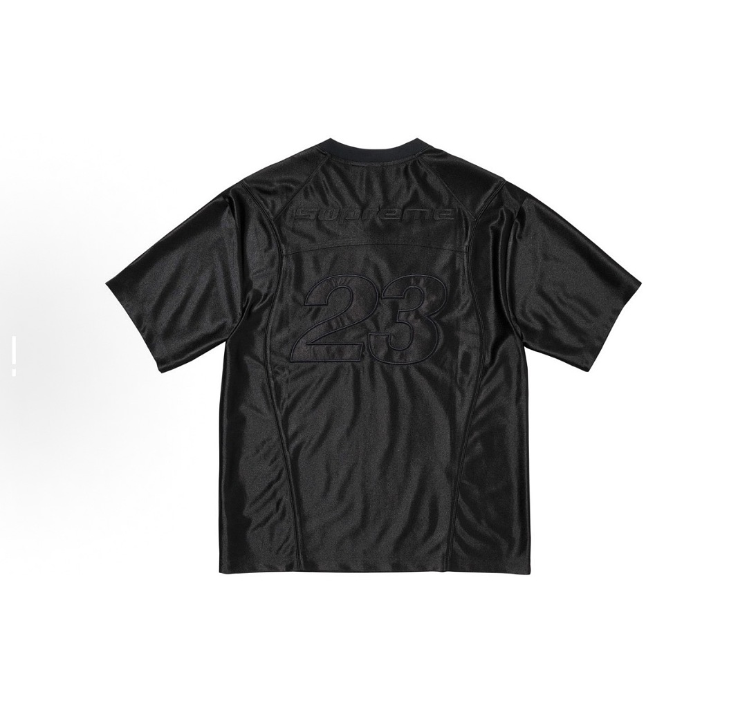 Supreme 258 Collab FW24 WEEK7 Warm Up Jersey Logo Short Sleeve / : Sky Blue Black Military Green Coffee S M L - Image 6