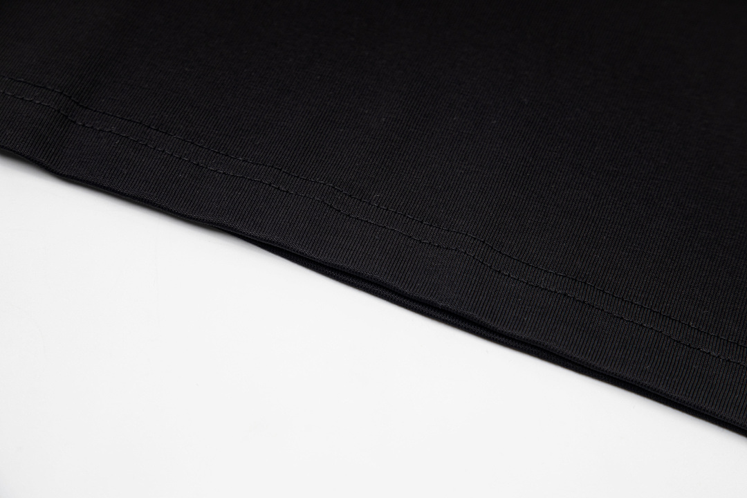 AMIRI 118 Wide Version Model Short Sleeve T Logo Print High Wind Black White S M L XL 9905# - Image 9