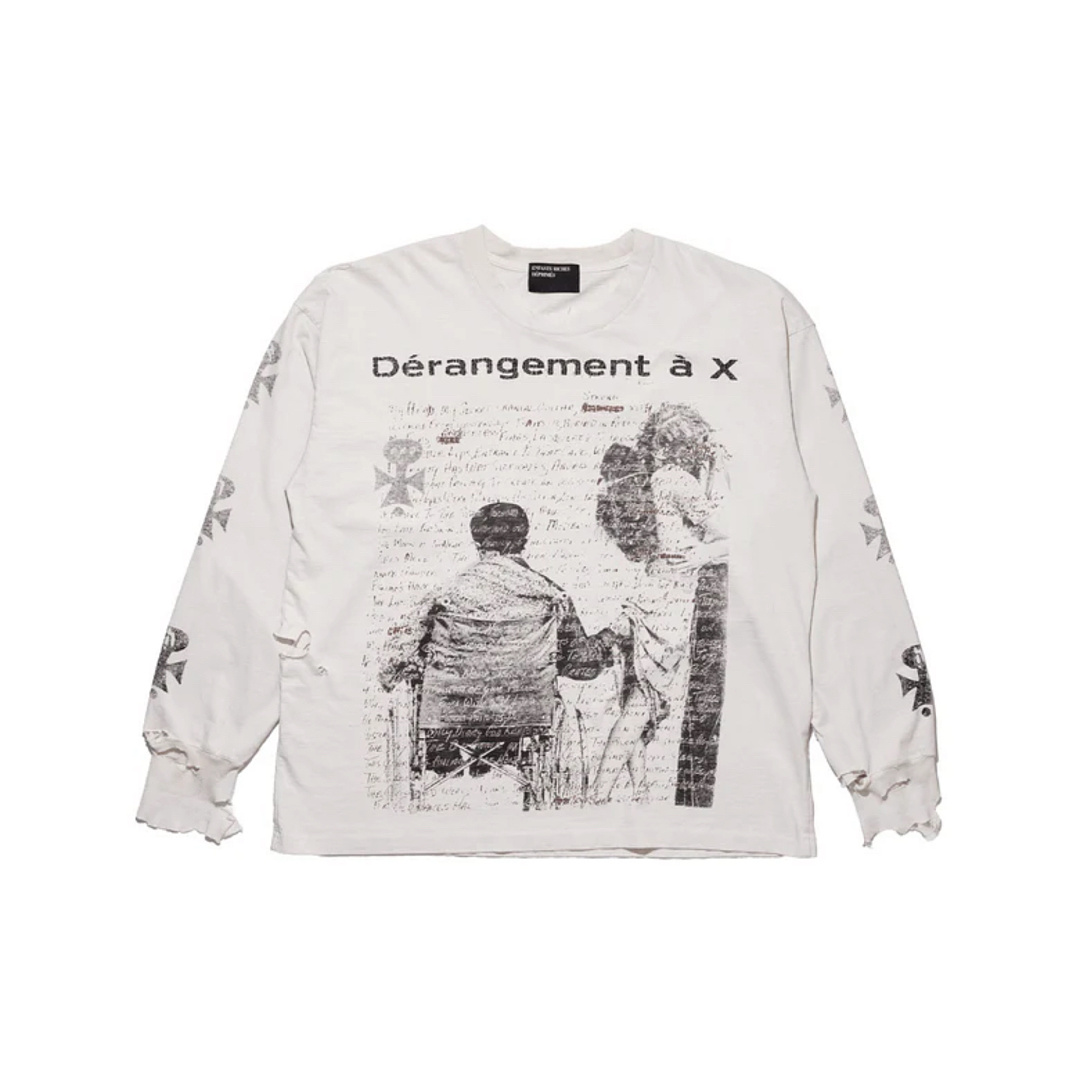 Enfants Riches Deprimes 158 Enfants Riches Deprimes DéRangement à X Full Long Sleeve T : S M L XL Apricot (Grey) - Image 11