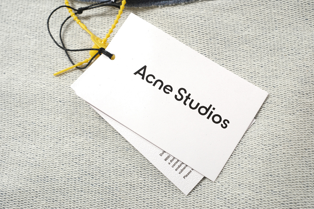 Acne Studios 268 AC Buckle LOGO Print Collar Floral Blue S-XL 3059# - Image 14
