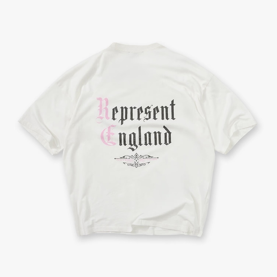 Off-White 128 REPRESENT New High Mens Womens Top Water Wide Short Sleeve T : S M L XL Off (White) - Image 12