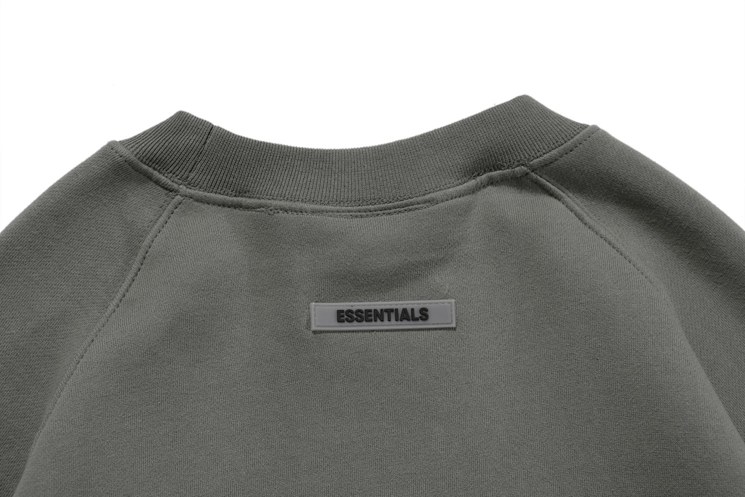 Essentials 98 FEAR OF GOD ESSENTIALS FOG Sleeve LOGO Collar White Blue Light Black Apricot High Grey Camel S-XL 6675# - Image 24