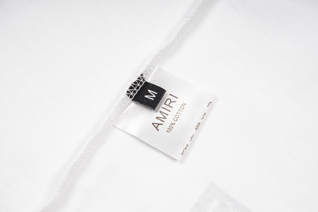 AMIRI 118 26Ss New Logo Print Short Sleeve T Black White S M L XL 9926# - Image 27