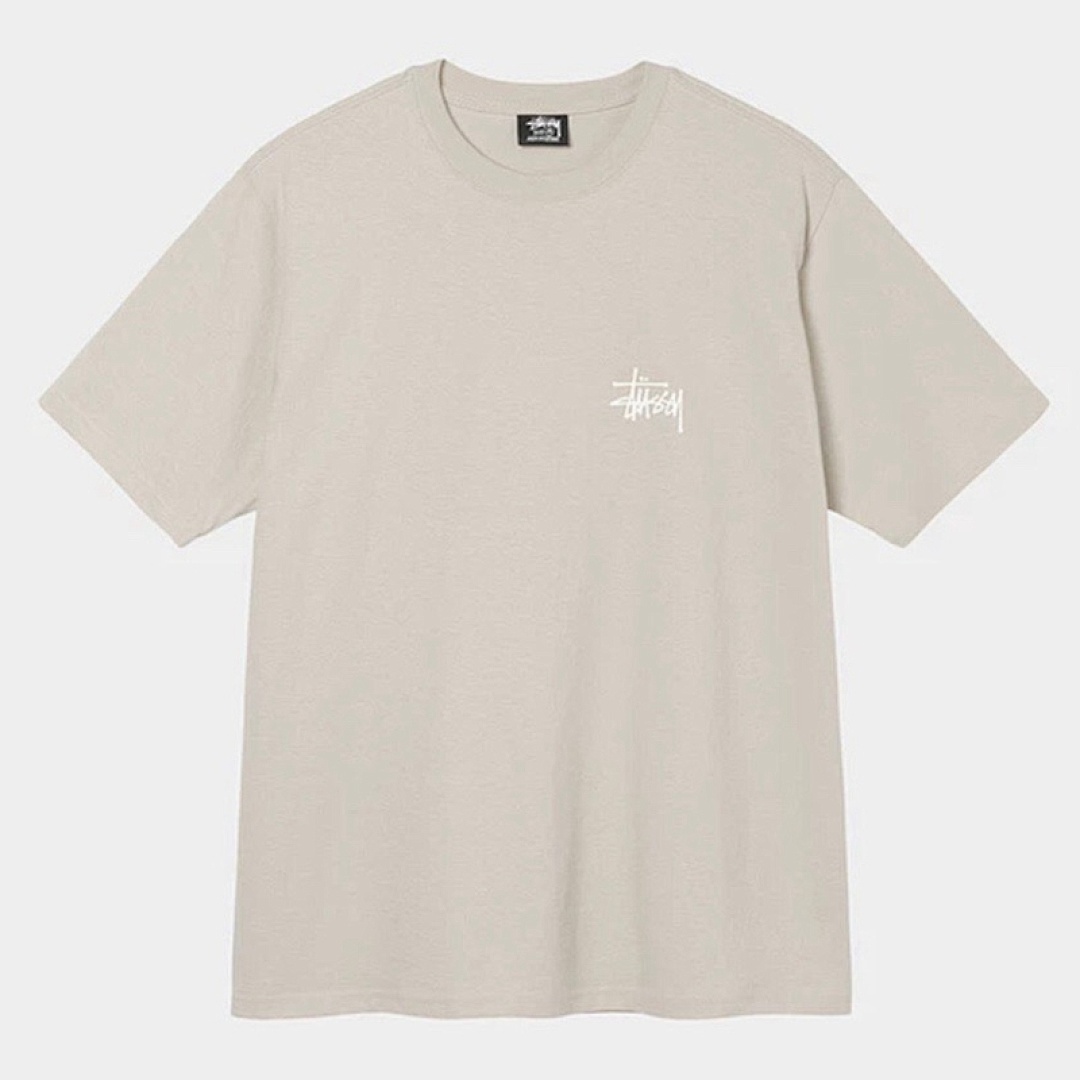 Stussy 98 STU 23SS BASIC LOGO TEE Short Sleeve T : White Black Cream Khaki Water Fruit Green Yellow S M L XL Y0767# - Image 5