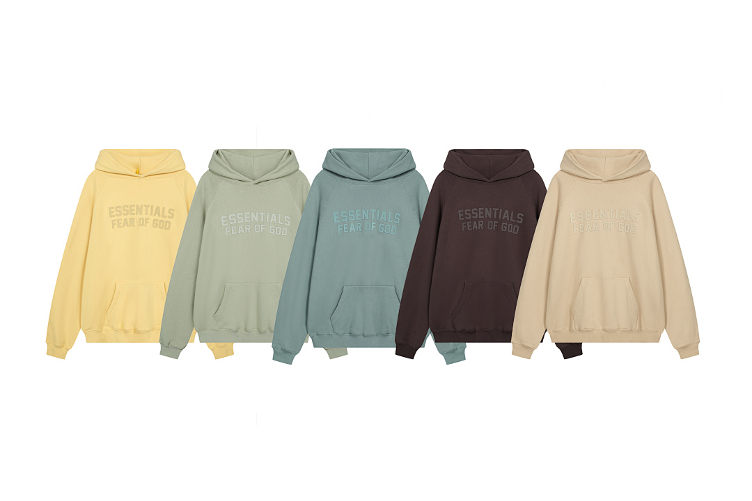 Essentials ON SALE118 ESS LOGO Purple Mist Blue Brown Black Big White Yellow Sand S-XL 6203#