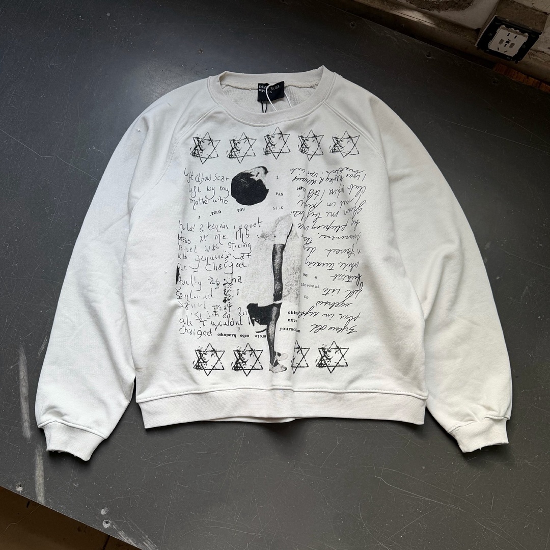 Enfants Riches Deprimes 198 Enfants Riches Deprimes Sleeve Boxy Short Wide Collar : S M L XL Apricot - Image 5