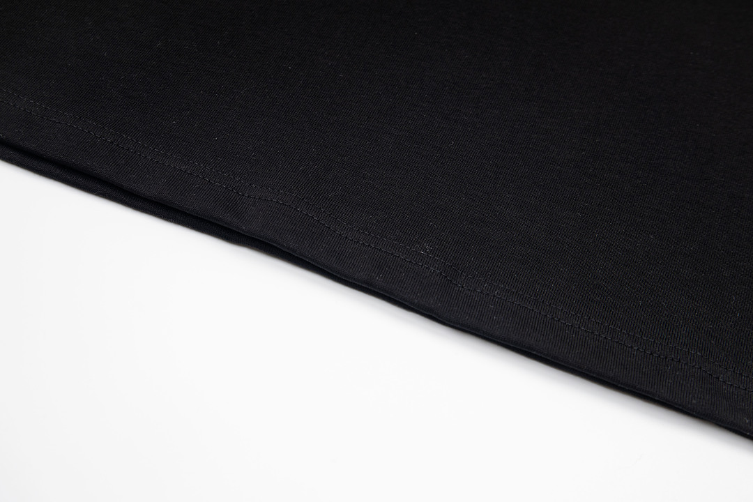 AMIRI 118 Wide Version Model Logo Embroidered Short Sleeve T Black Grey Cream Apricot S M L XL 9941# - Image 12