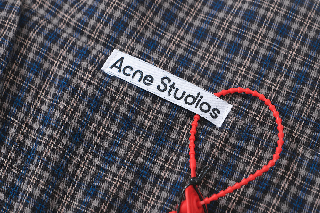 Acne Studios 298 AC Print Patchwork Wind Blue Grey S-XL 3397# - Image 9