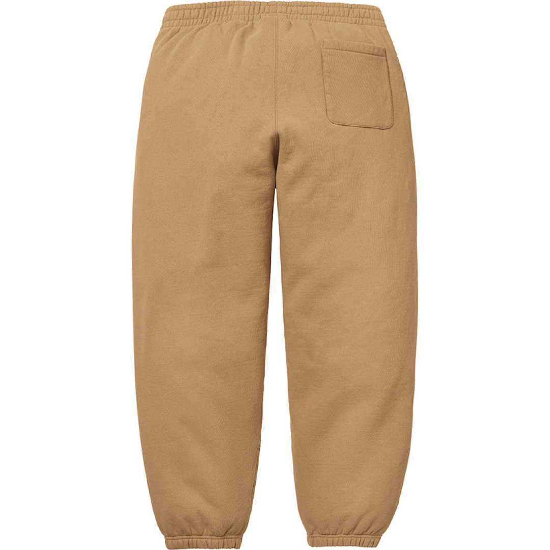 Supreme 238 22FW Satin Applique Sweatpant Big Logo Velvet Cotton Black Floral Grey Blue Red Green Brown Light Orange Purple Khaki S M L XL 1309# - Image 6