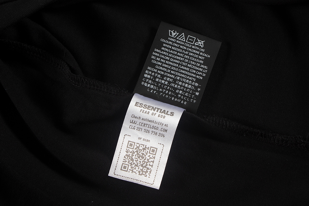 Essentials 118 SS25 Classic Hoodie Label Print Short Sleeve Silk Silver Gum : XS-XL (Grey Brown Oatmeal) - Image 41