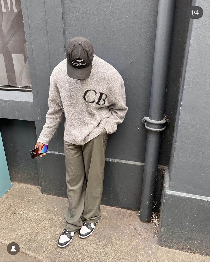 On Running 198 Cole Buxton Small Logo Floral Wide Collar Fleece Black Off White Grey Blue Ink Green S-XL M985# - Image 107