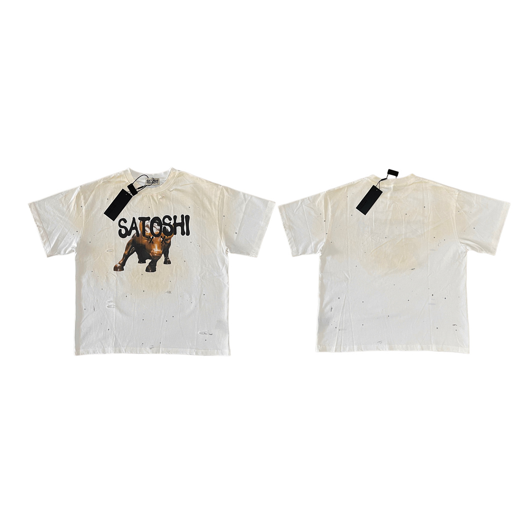 Off-White 128 Satoshi Nakamoto Copper Ink T : Off White S M L - Image 3