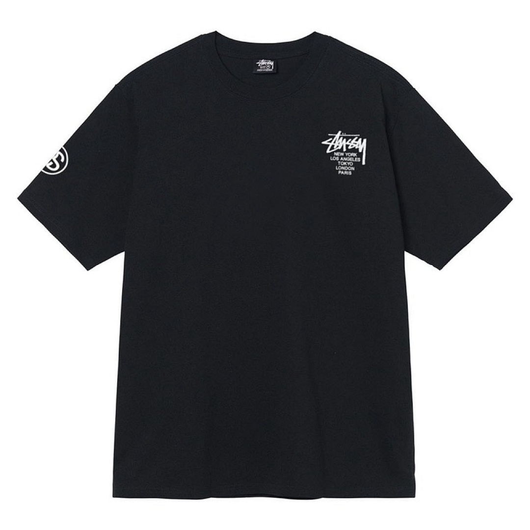Stussy 108 Stu Print Short Sleeve T : Black White S Ｍ L XL XXL - Image 3