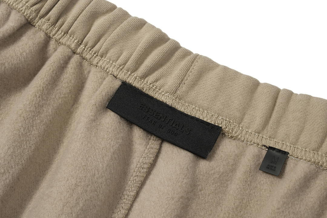 Essentials 178 Ess FALL24 HOLIDAY Fleece EssentialSweatpant Print Lace Up Velvet : Dark Mist Grey Light Black Desert Gold Brown :S-XL - Image 83
