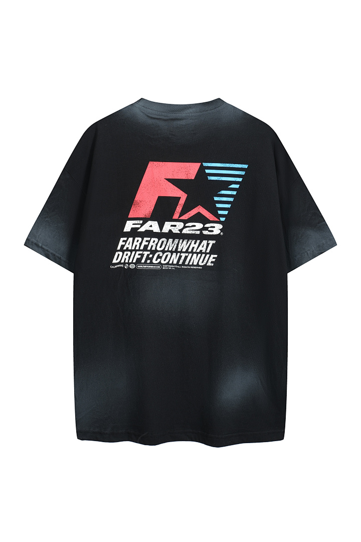 Arc'teryx 118 FAR.ARCHIVE FAR FI Limited Exclusive F Star Print Short Sleeve T Black Grey S-XL 3406# - Image 4