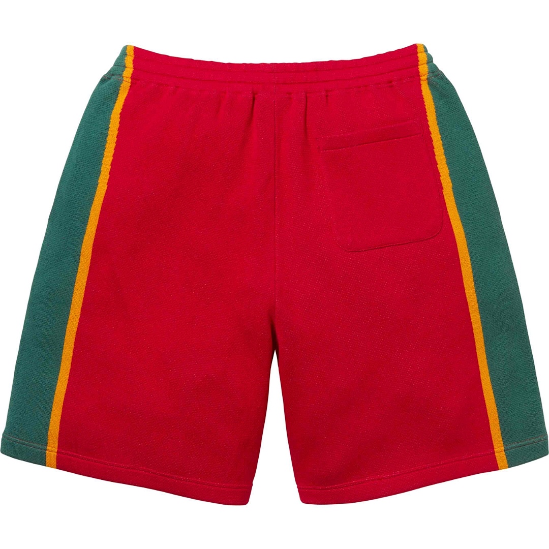Supreme 288 UMBRO Collab SS25 KNIT SHORTS30 Patchwork Short Quad Black Red Purple Light Blue S-XL - Image 10