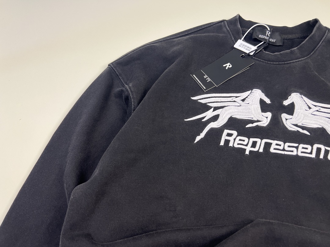 Represent 198 Represent Double Embroidered Collar : S M L XL - Image 4
