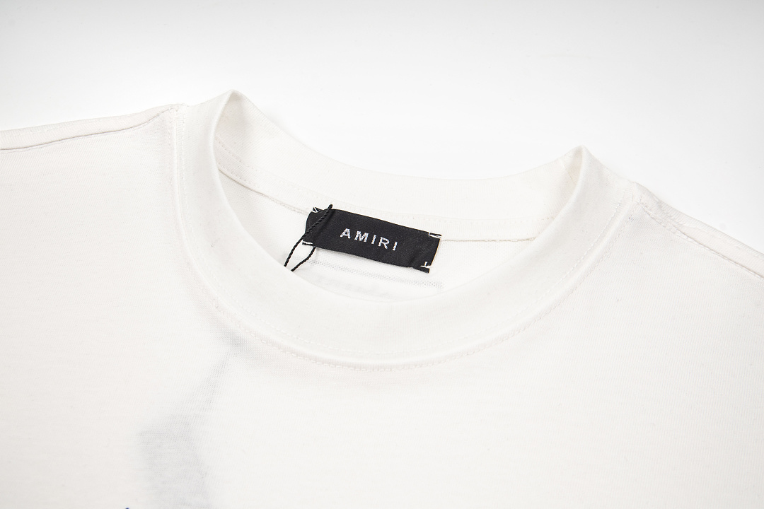 AMIRI 148 Wide Version Model Long Sleeve T Black White S M L XL 604# - Image 18
