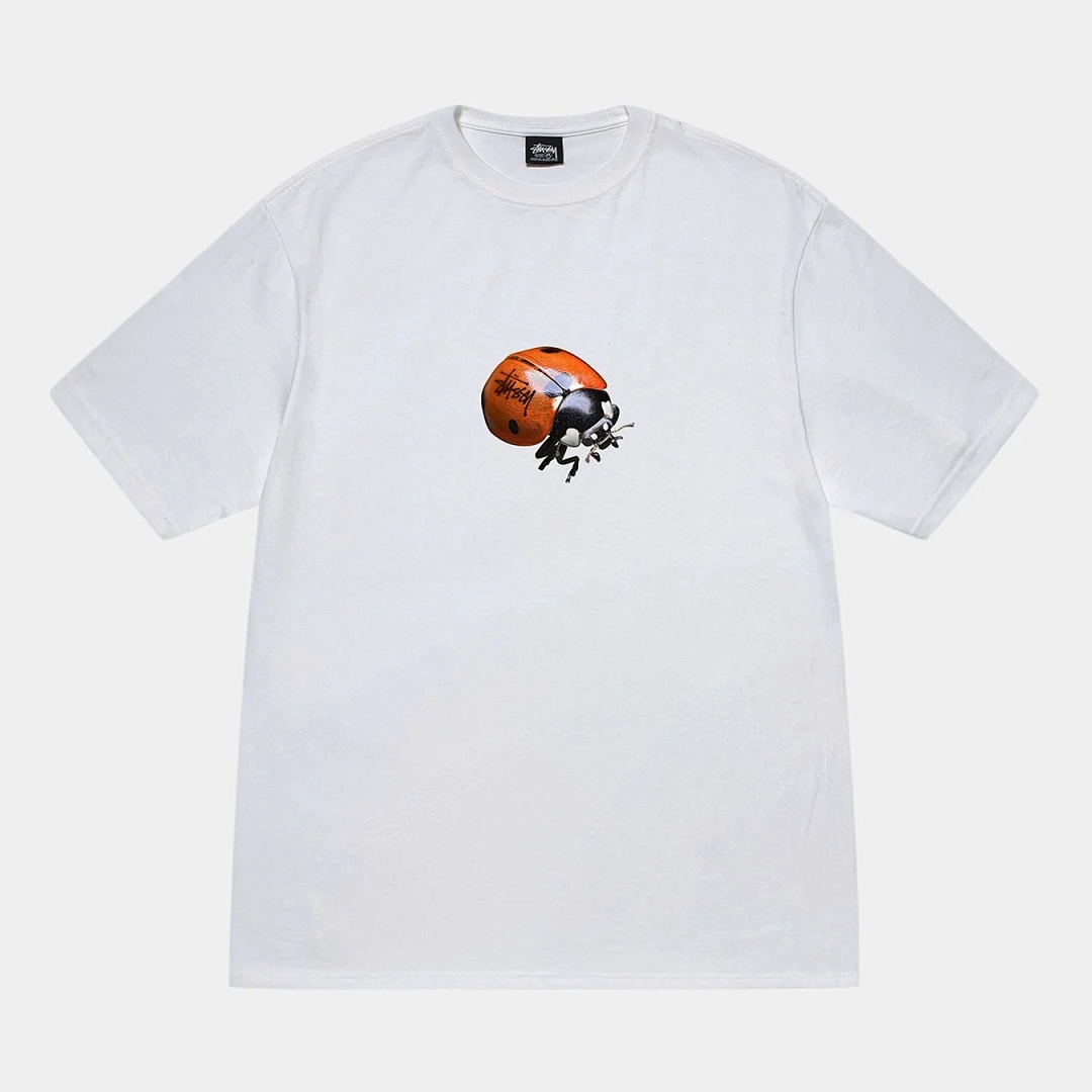 Stussy 108 Stussy Print Short Sleeve T : Black White Green S Ｍ L XL - Image 5