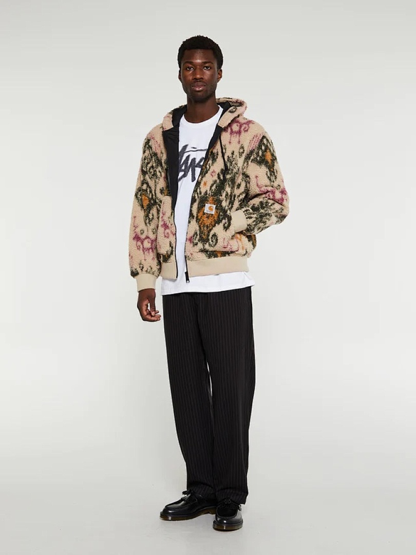 Stussy 98 STU FW23 DIZZY STOCK TEE Halo Shadow Print Short Sleeve T : Black White S M L XL Y1336# - Image 7