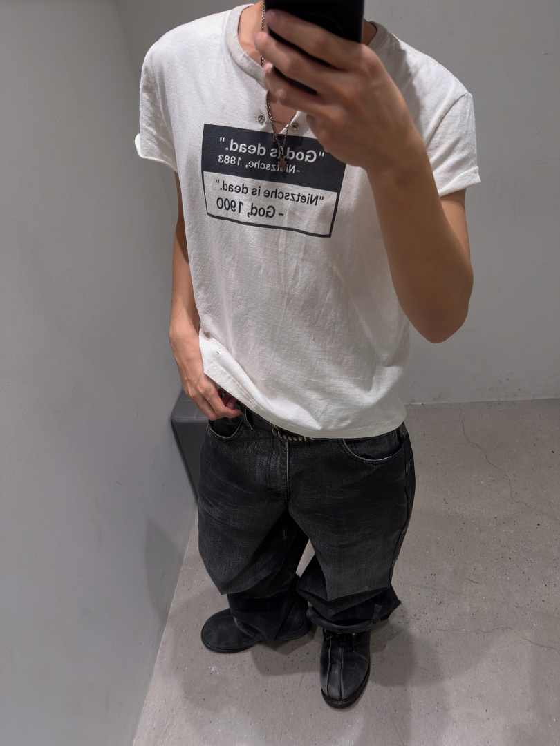 Unbranded 118 Protocol Index Short Collar T : 1 2 3 (Washed White) - Image 38