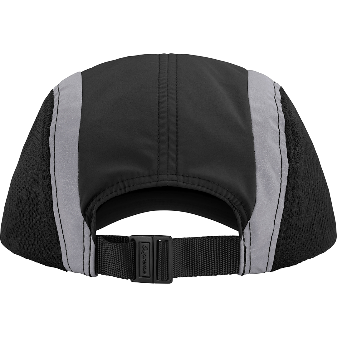 Supreme 138 25SS SIDE MESH CAMP CAP Canvas Light Black Apricot (Red) - Image 4