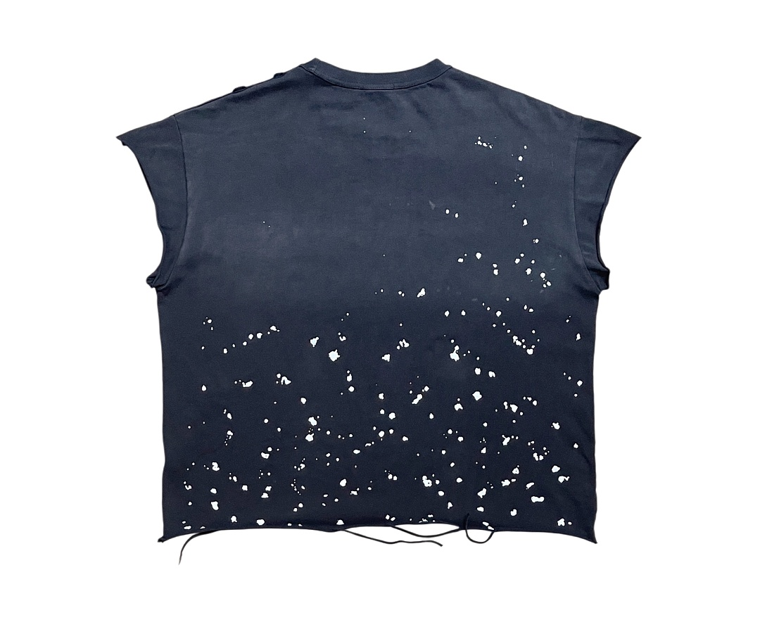 Unbranded 128 SATOSHI NAKAMOTO Luke Destroyed Ink Sleeve T : Washed Black Blue Red S M L - Image 6