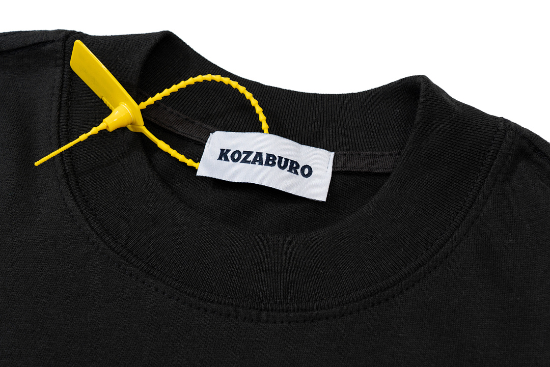 Off-White 108 Kozaburo Triple Wind Print Long Sleeve T Blue Light Black Off White S-XL 3231# - Image 7