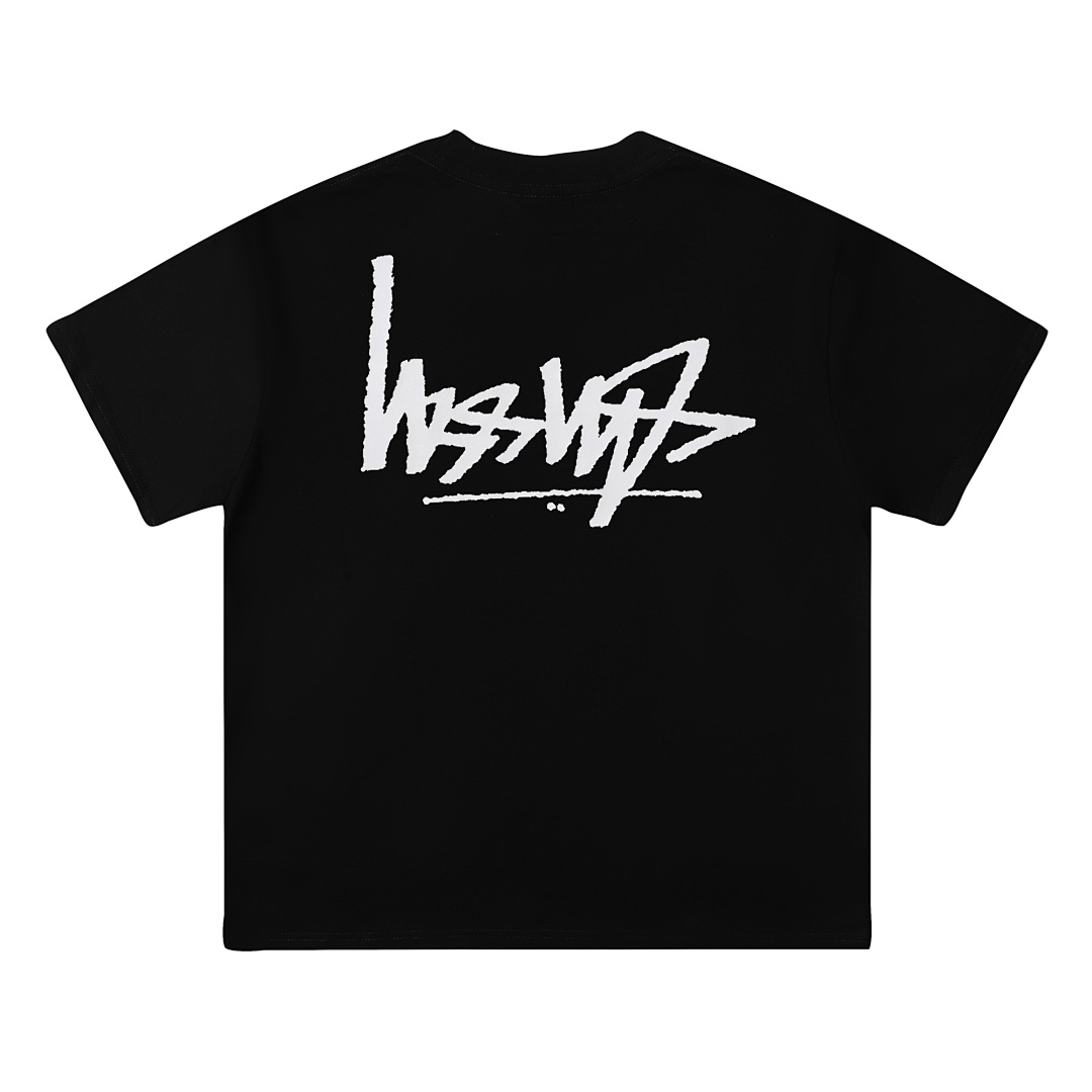 Stussy 98 Stu New Reverse Print Short Sleeve : Black Purple Apricot White S M L XL X202#