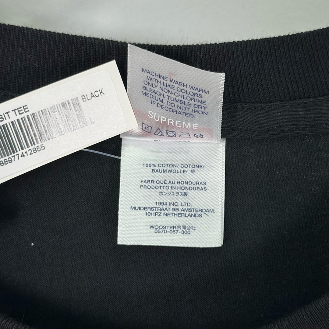 Off-White 128 ZOO YORK TRANSIT TEE T Short Sleeve Black Off White S-XL - Image 12