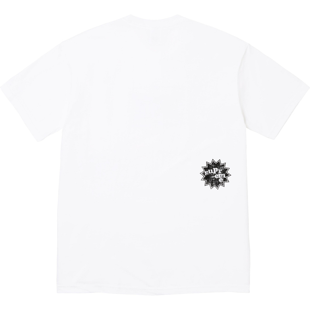 Supreme 128 SS26 GOD SAVE US TEE Short Sleeve T Black White S M L - Image 5
