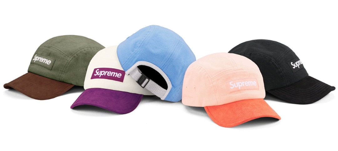 Puma 118 Sup 23SS SUEDE VISOR CAMP CAP (Pink White Black) - Image 9