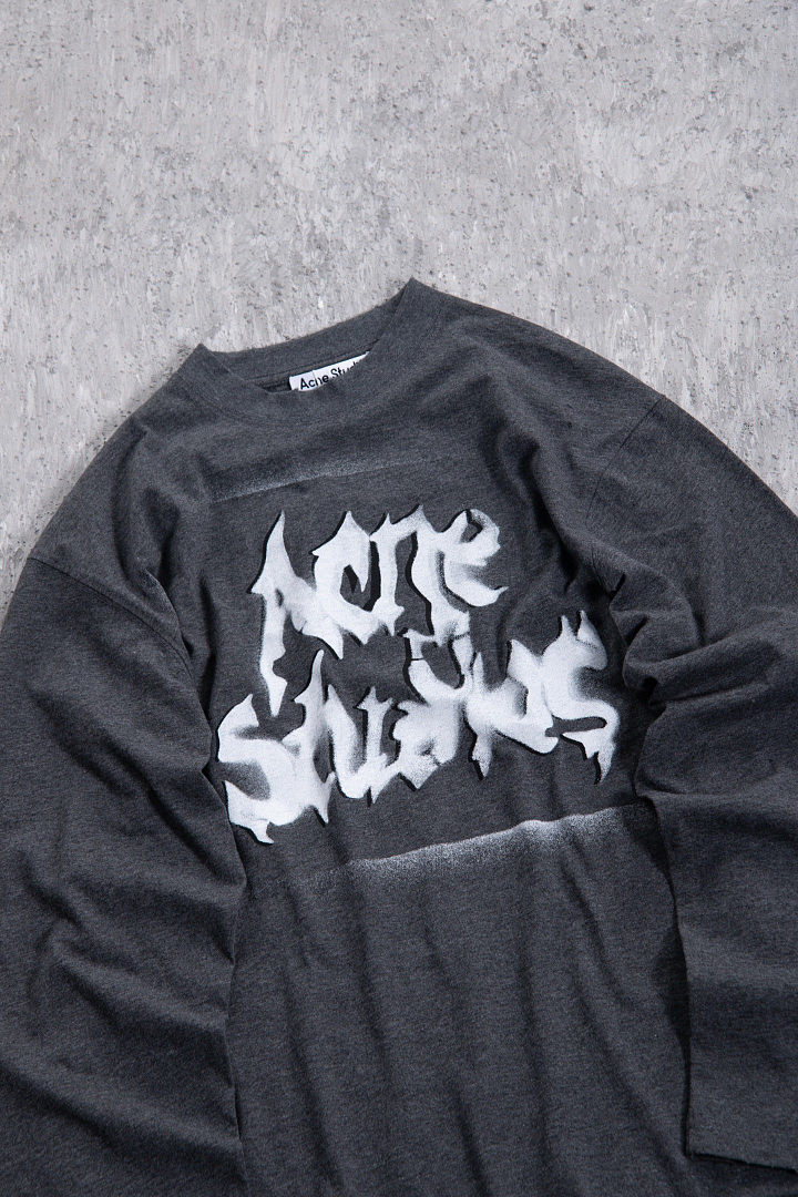 Acne Studios 158 AC Summer Gum Long Sleeve : White Black S-XL 3386 Small - Image 11