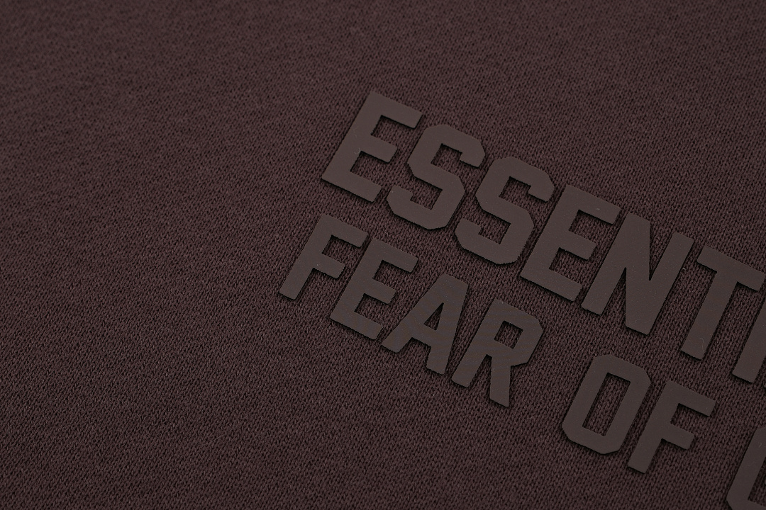 Essentials 98 ESS LOGO Sleeve Collar Purple Mist Blue Brown Black Big White Yellow Sand S-XL 6204# - Image 37