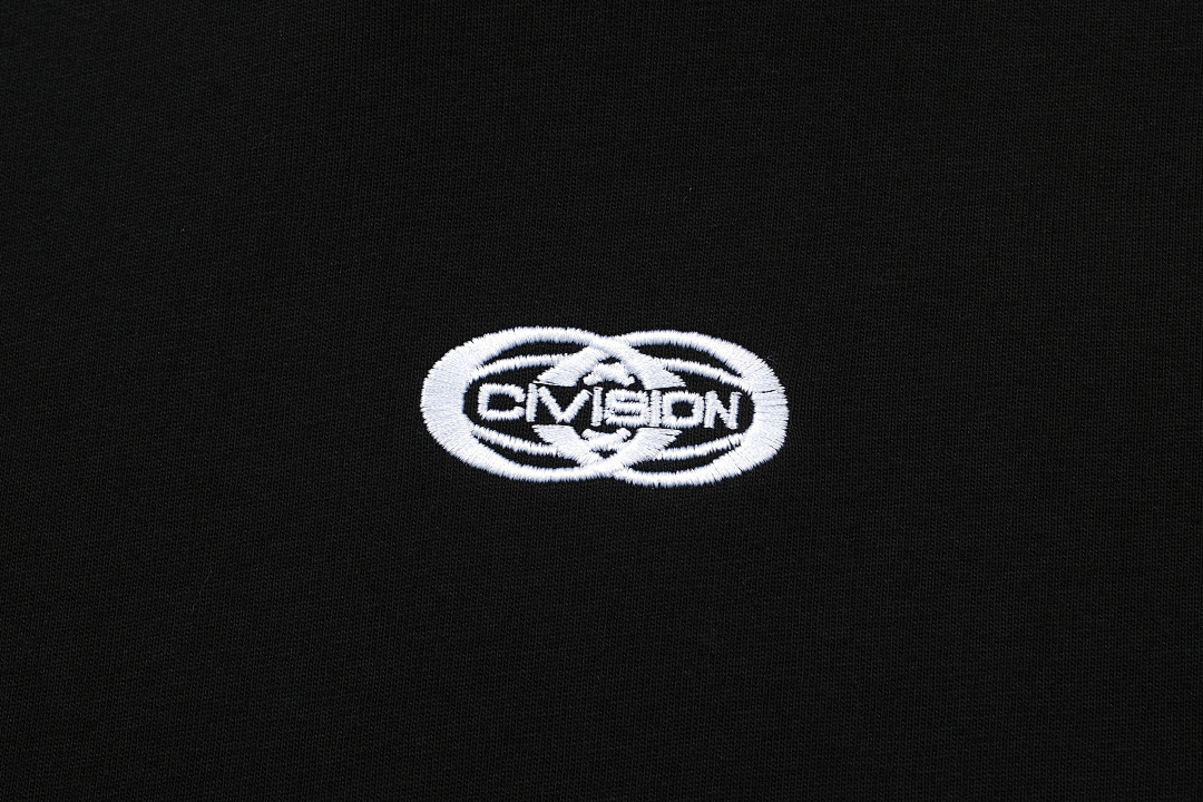 On Running 108 CIVISION By CSC Embroidered LOGO Label Short Sleeve T Black 1 2 3 3410# - Image 5