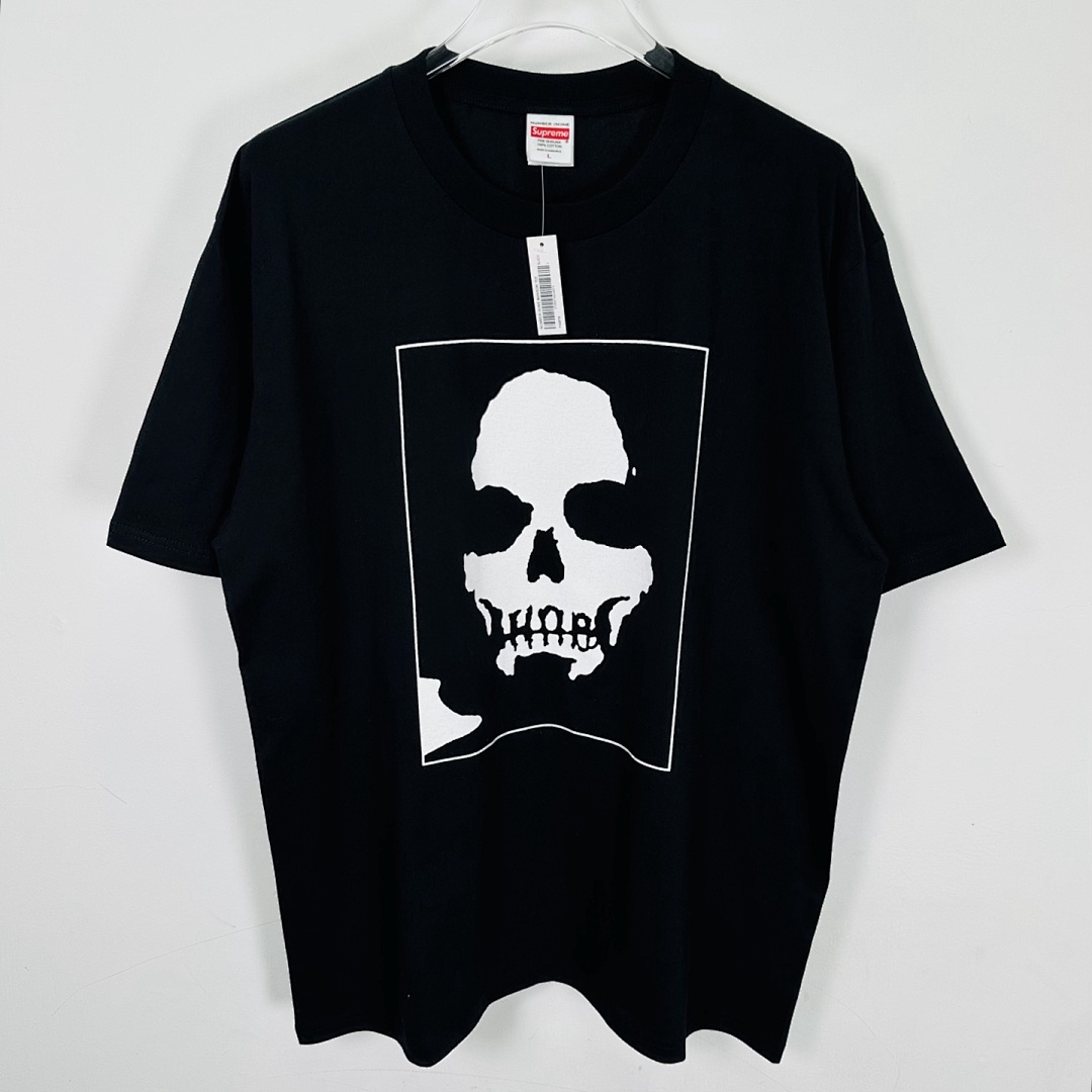 Supreme 138 NUMBER INE Collab MANSON TEE Top Print Short Sleeve Black White S (N) - Image 4