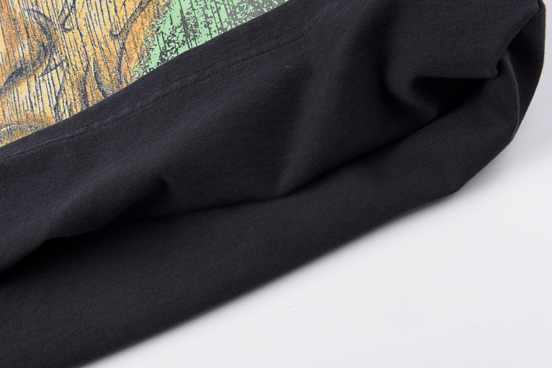 Hellstar 178 HELLSTAR STUDIOS Print Solid Cotton Short Sleeve T Water Black S-XL - Image 11
