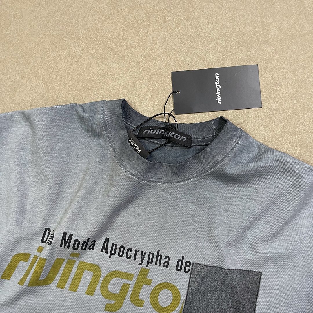 Unbranded 138 RIVINGTON Roi Rebis Die Moda CVA Tee Fire Mountain Grey T S M L - Image 6