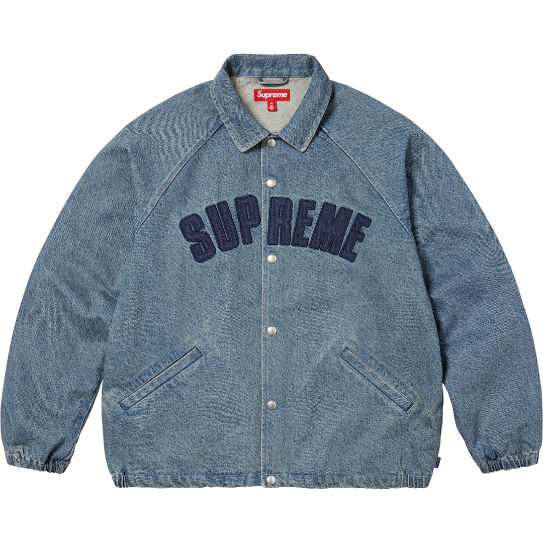Supreme 368 SS25 DENIM COACHES JACKDE (Black)