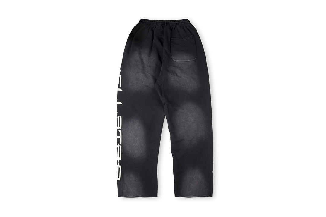 Hellstar 298 Hellstar Studios Sports Gel Pants Solid Cotton Long Water Black White S-XL - Image 3
