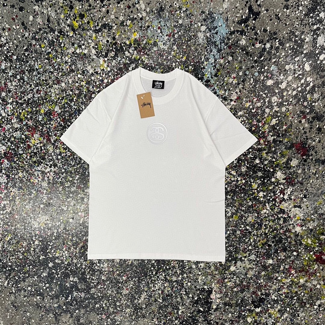 Stussy 108 Stu Small Label Collab Print Short Sleeve T : Black White Grey Green Pink Blue Red S Ｍ L XL XXL - Image 11