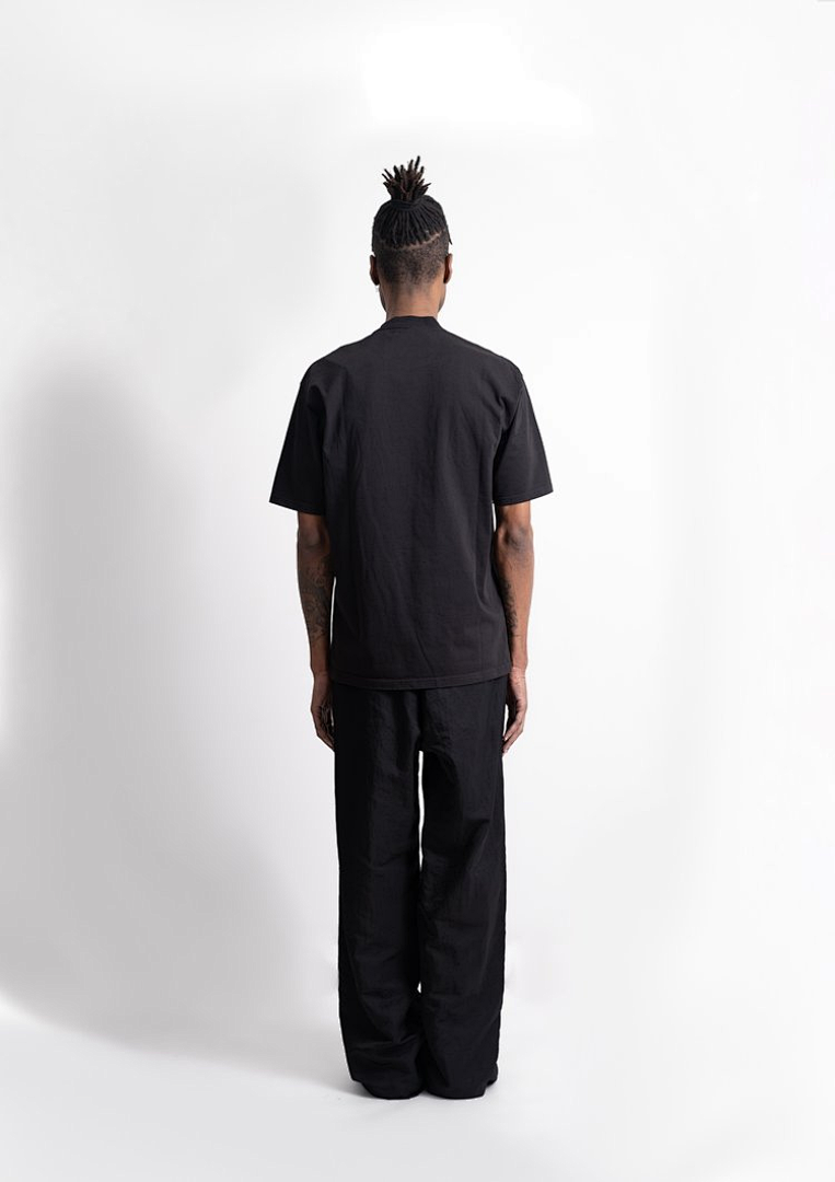 Balenciaga 238 VUJADE VD CRUSHED NYLON TRACK PANTS Model Long Black S-XL 7234# - Image 19