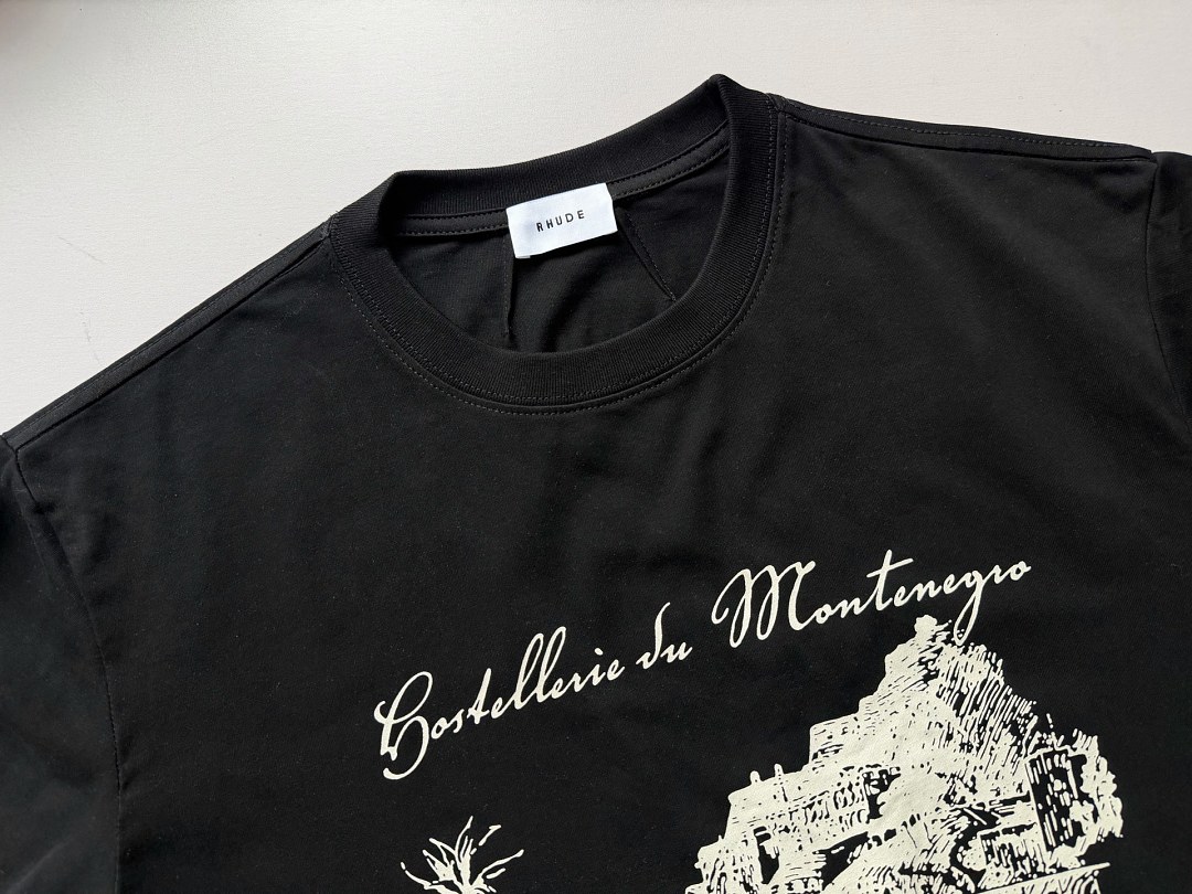 Unbranded 118 RHUD Montenegro Monda Wind Print Short Sleeve T : S M L XL (Black) - Image 11