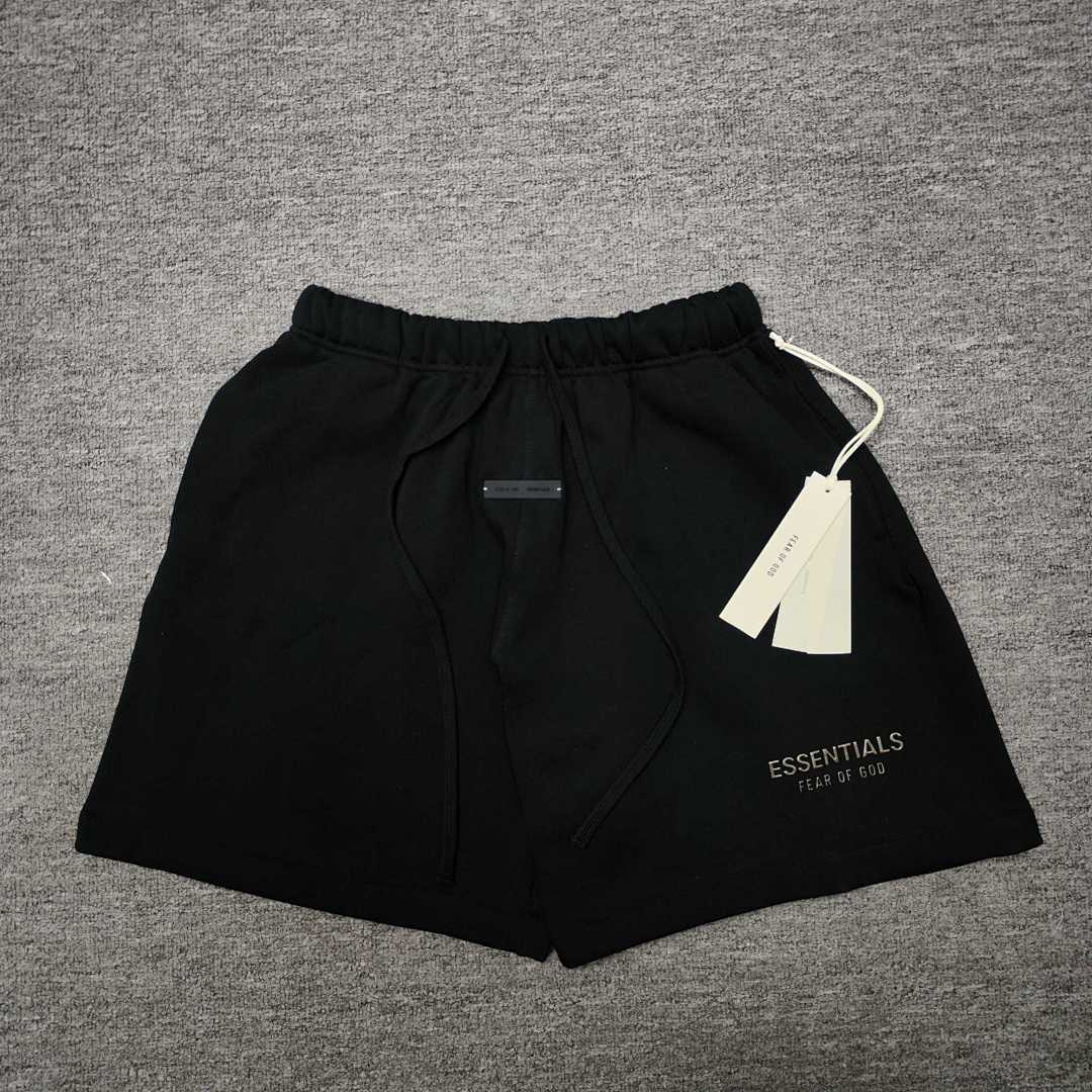 Essentials 148 Ess SS25 Classic Hoodie Label Print Short Silk Silver Gum Black Grey Brown Oatmeal XS-XL - Image 48