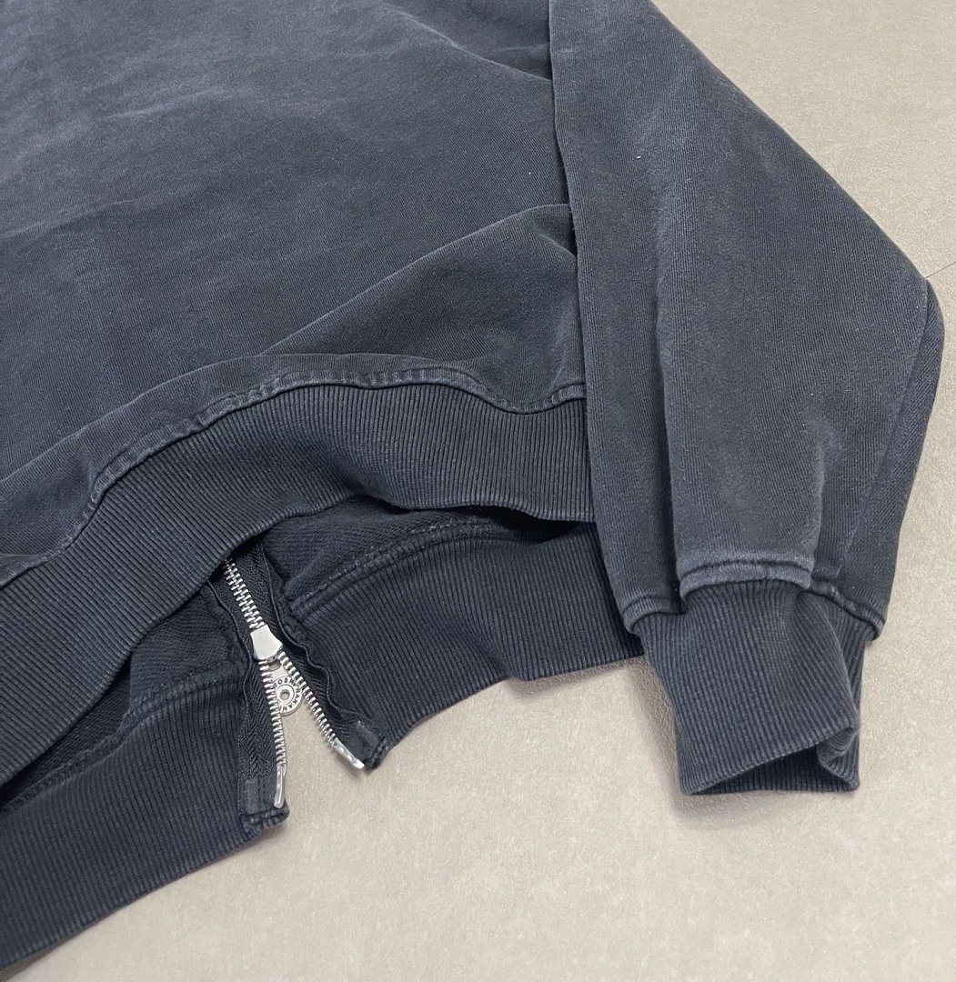 Unbranded 258 Satoshi Nakamoto Cybernetics Zip UpHoodie Washed Black : S M L - Image 13