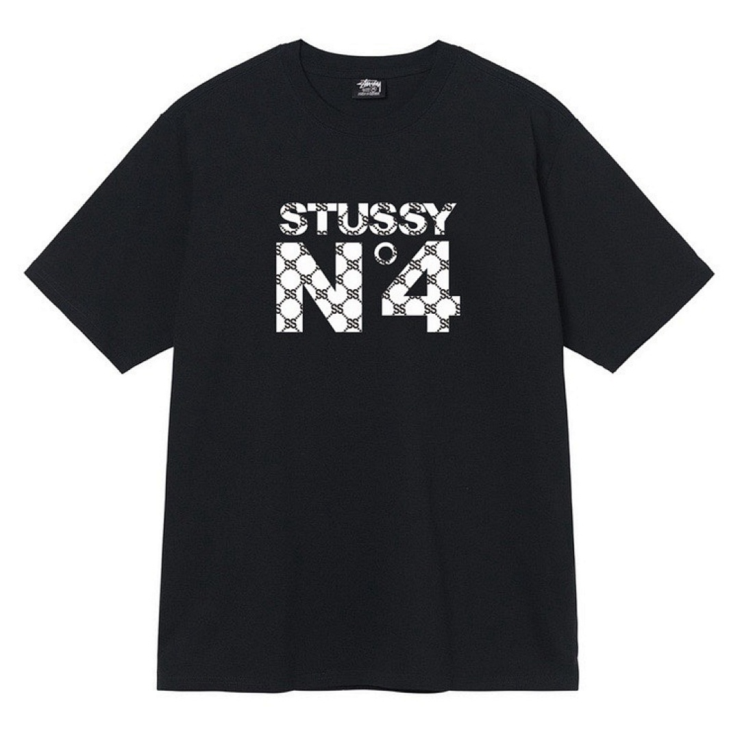 Stussy 108 Stu N4 Print Short Sleeve T : Black White S M L XL