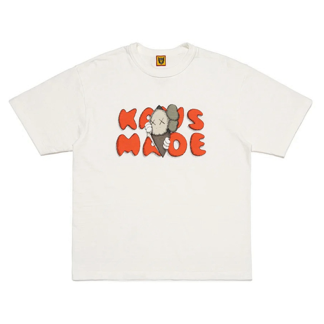 Human Made 118 HUMAN MADE X KAWS GRAPHIC T-SHIRT Exclusive Collab Print Cotton Short Sleeve T : Black White S M L